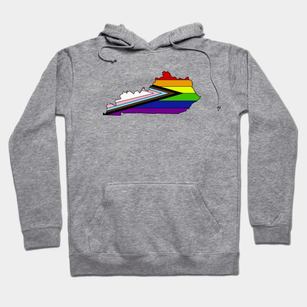 progress pride flag - Kentucky Hoodie by TheUndeadDesign